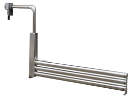 H3LV Vertical Stack Triple Metal L-Shaped Heater